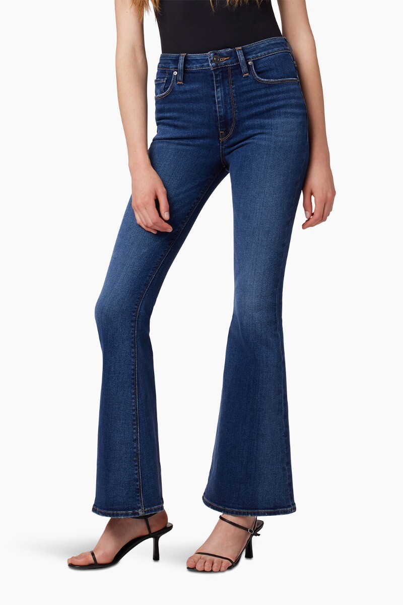 HUDSON Womens Holly High Rise Flare Jeans