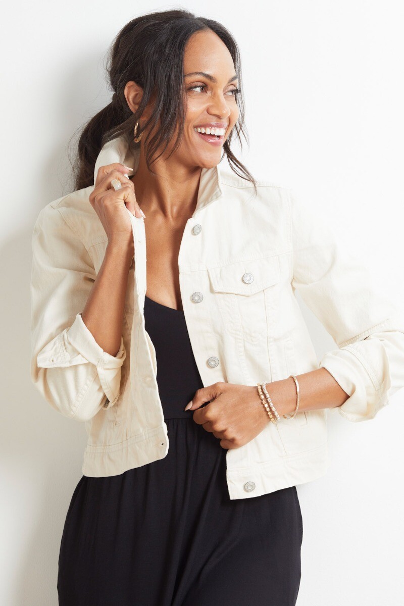 NWT Free People Fitted Denim Jacket $98 