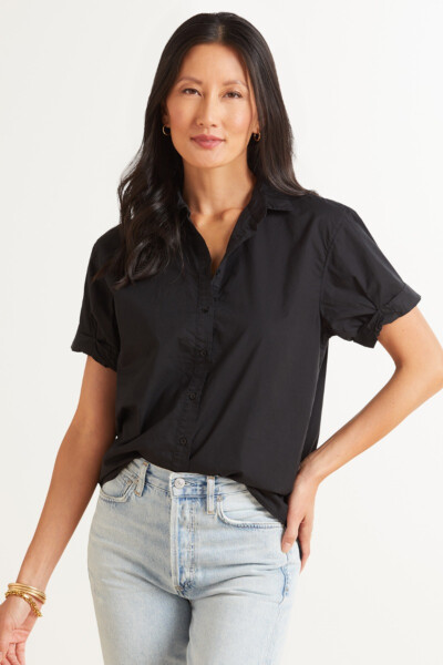 Katherine Classic Rolled Button Down
