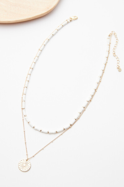 Abbi Sequin Chain Necklace