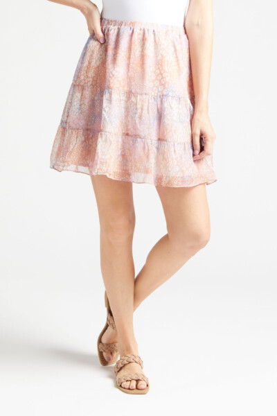 Dreaming of Waves Tiered Skirt