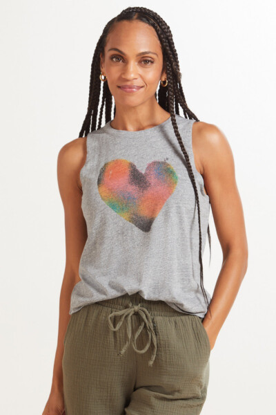Painted Heart Tank