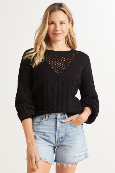 Irving Cable Pullover