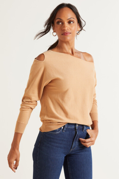 Genevieve Cut Out Pullover