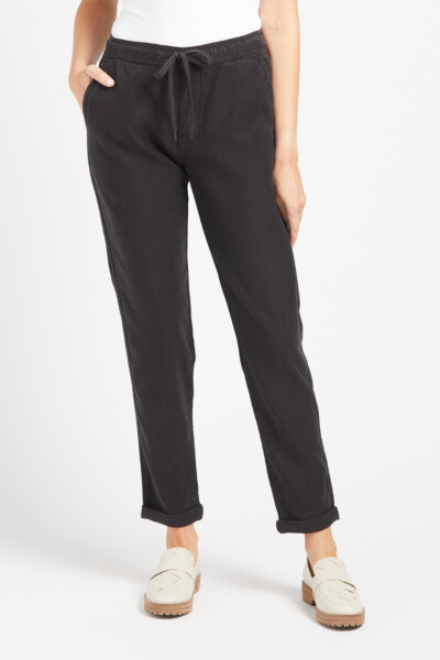 Lounge Track Pant with Rolled Hem