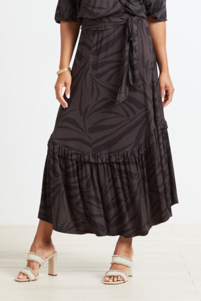 Leisel Tropical Zebra Skirt
