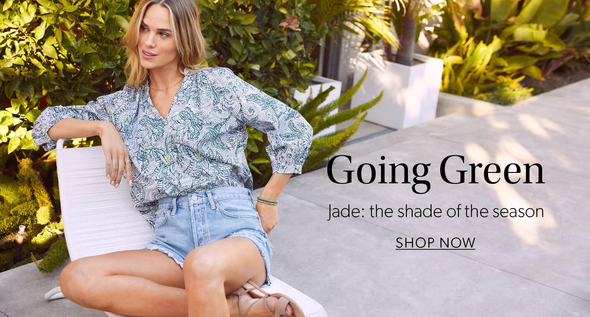 Going Green - Jade: the shade of the season. Shop Now